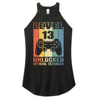 Teenager 13th Birthday Gift Level 13 Unlocked Women's Perfect Tri Rocker Tank