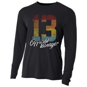 Teenager 13th Birthday 13 Year Old Gifts Cooling Performance Long Sleeve Crew