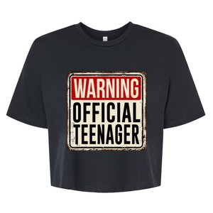 Teenager 13th Birthday Gift 13 Year Old Bella+Canvas Jersey Crop Tee