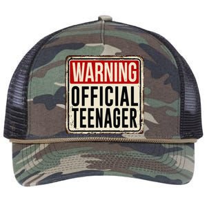 Teenager 13th Birthday Gift 13 Year Old Retro Rope Trucker Hat Cap