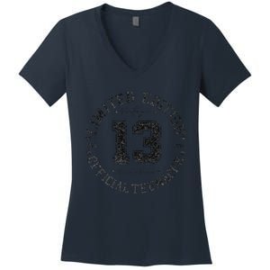 Teenager 13th Birthday 13 Year Old Gifts Women's V-Neck T-Shirt