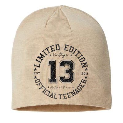 Teenager 13th Birthday 13 Year Old Gifts Sustainable Beanie