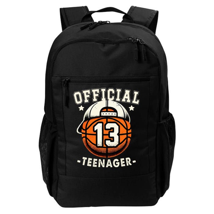 Teenager 13th Birthday 13 Year Boy Basketball Bday Daily Commute Backpack