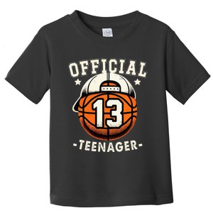 Teenager 13th Birthday 13 Year Boy Basketball Bday Toddler T-Shirt