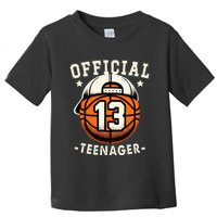 Teenager 13th Birthday 13 Year Boy Basketball Bday Toddler T-Shirt