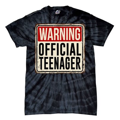 Teenager 13th Birthday Gift 13 Year Old Tie-Dye T-Shirt