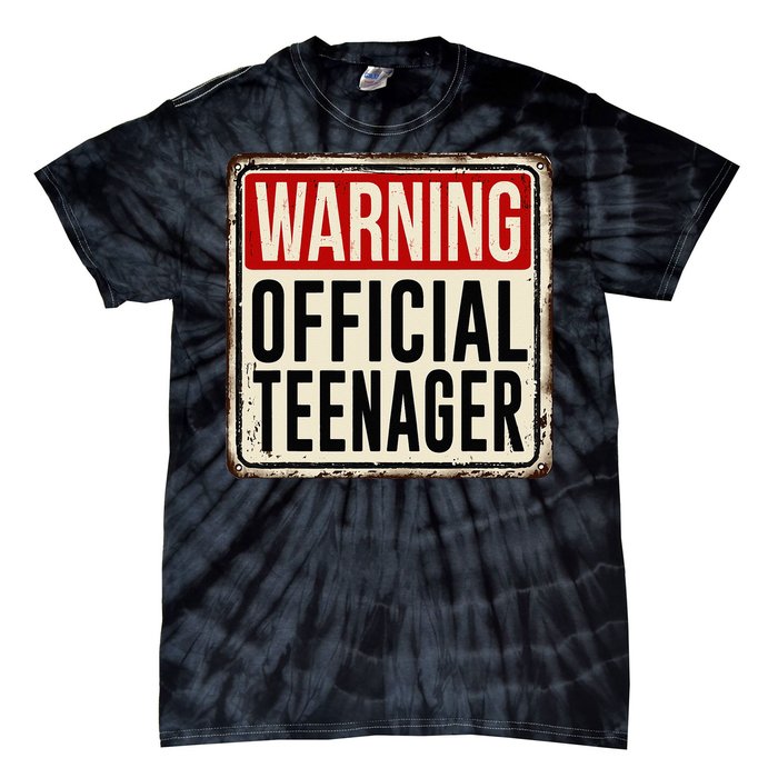 Teenager 13th Birthday Gift 13 Year Old Tie-Dye T-Shirt