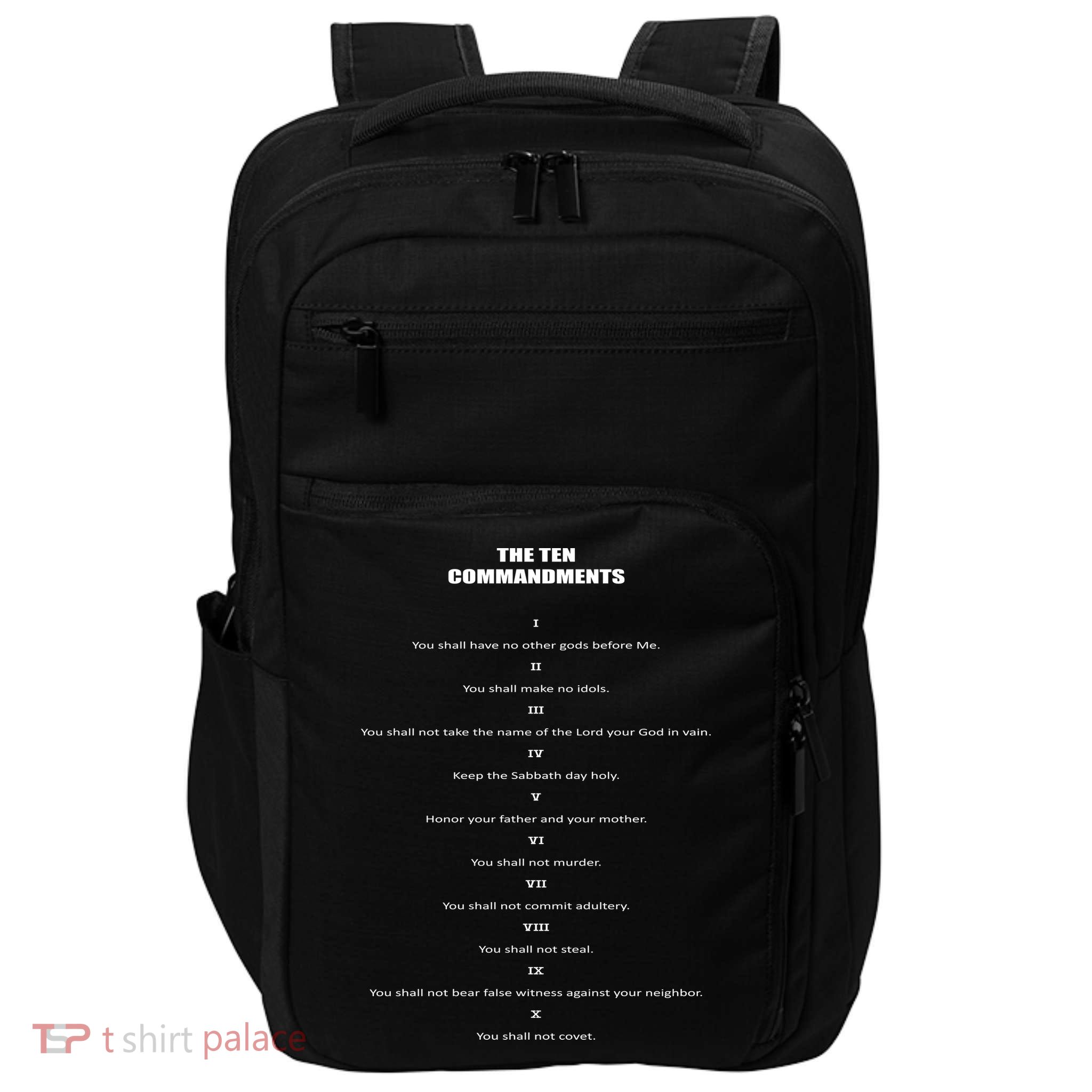 The 10 Commandments Impact Tech Backpack