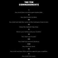 The 10 Commandments 7-Panel Snapback Hat