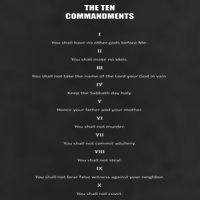 The 10 Commandments Beanie