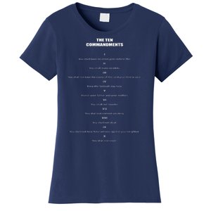 The 10 Commandments Women's T-Shirt