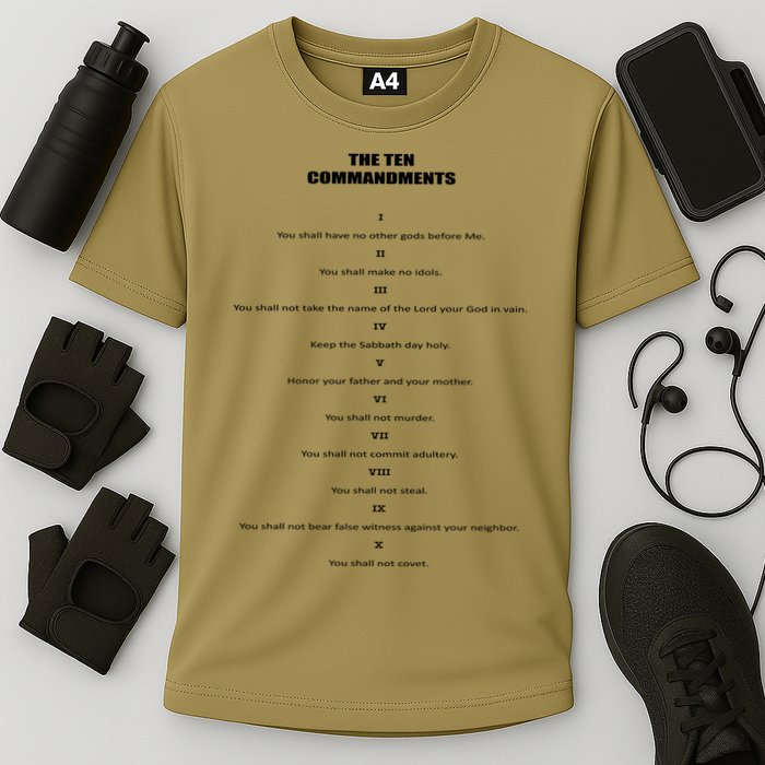 The 10 Commandments Performance Shirt