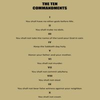 The 10 Commandments Performance Shirt
