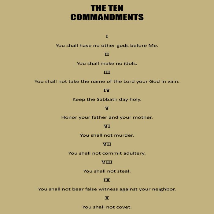 The 10 Commandments Performance Shirt