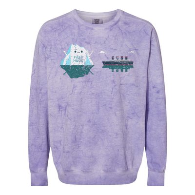 Titanic 1912 Cruise Ship Vintage Titanic Colorblast Crewneck Sweatshirt