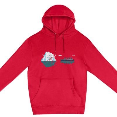 Titanic 1912 Cruise Ship Vintage Titanic Premium Pullover Hoodie