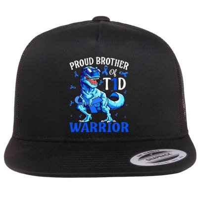 Type 1 Diabetes Proud Brother Of A T1d Warrior Flatbill Hat