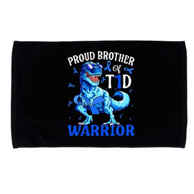 Type 1 Diabetes Proud Brother Of A T1d Warrior Microfiber Hand Towel