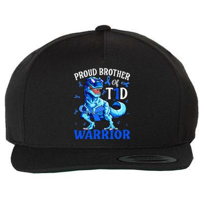 Type 1 Diabetes Proud Brother Of A T1d Warrior Wool Snapback Cap
