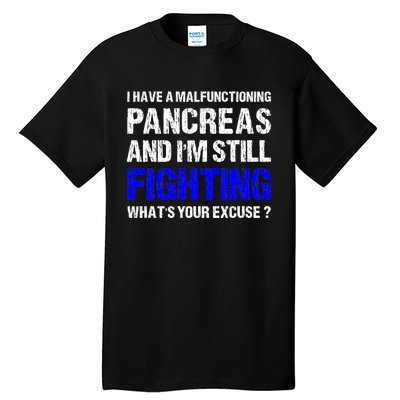 Type 1 Diabetes T1D Awareness Support Ribbon Tall T-Shirt