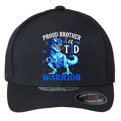 Type 1 Diabetes Proud Brother Of A T1d Warrior Flexfit Unipanel Trucker Cap