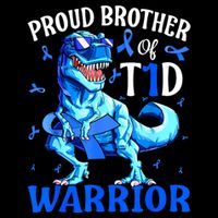 Type 1 Diabetes Proud Brother Of A T1d Warrior Backpack