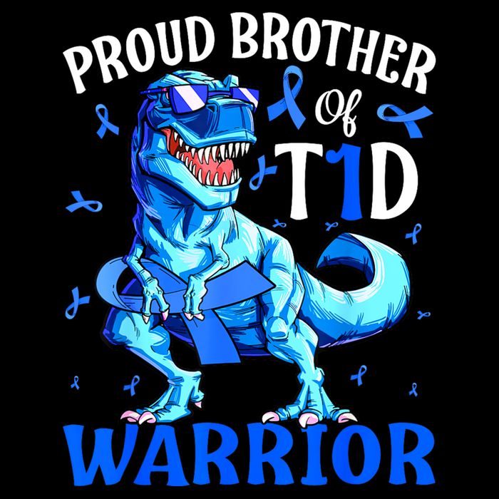 Type 1 Diabetes Proud Brother Of A T1d Warrior Backpack