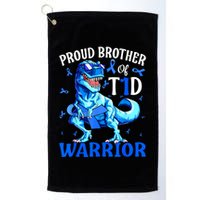 Type 1 Diabetes Proud Brother Of A T1d Warrior Golf Towel