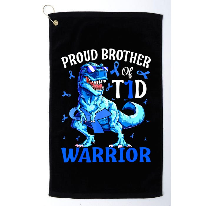 Type 1 Diabetes Proud Brother Of A T1d Warrior Golf Towel