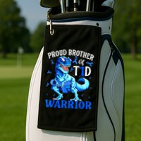 Type 1 Diabetes Proud Brother Of A T1d Warrior Golf Towel