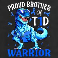 Type 1 Diabetes Proud Brother Of A T1d Warrior Golf Towel