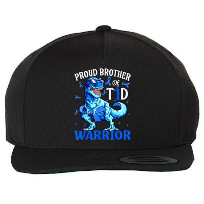 Type 1 Diabetes Proud Brother Of A T1d Warrior Wool Snapback Cap