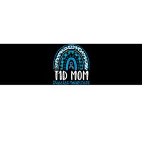 Type 1 Diabetes Awareness T1D Mom Blue Ribbon Rainbow Bumper Sticker