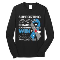 Type 1 Diabetes Sister Funny T1D Awareness Long Sleeve Shirt