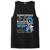 Type 1 Diabetes Sister Funny T1D Awareness PosiCharge Competitor Tank