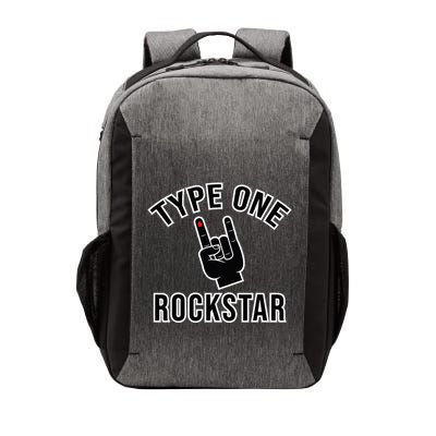 Type 1 Diabetes T1d Rockstar Funny Awareness Diversary Vector Backpack