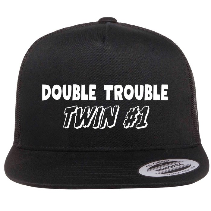 Twin 1 Double Trouble Twin S Flat Bill Trucker Hat