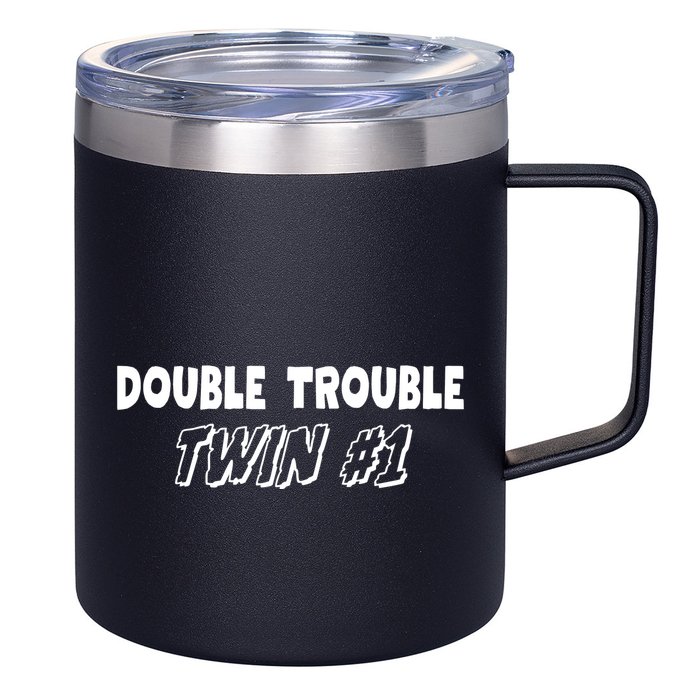 Twin 1 Double Trouble Twin S 12oz Stainless Steel Coffee Mug