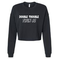 Twin 1 Double Trouble Twin S Cropped Pullover Crew
