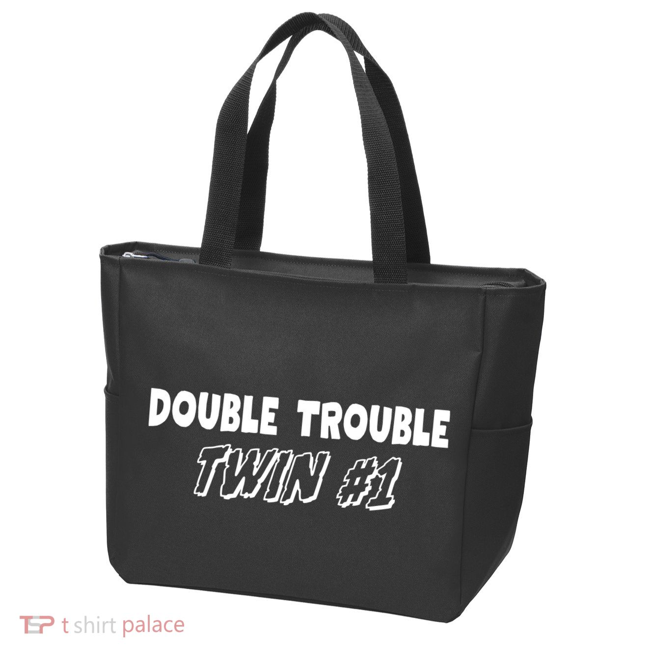 Twin 1 Double Trouble Twin S Zip Tote Bag