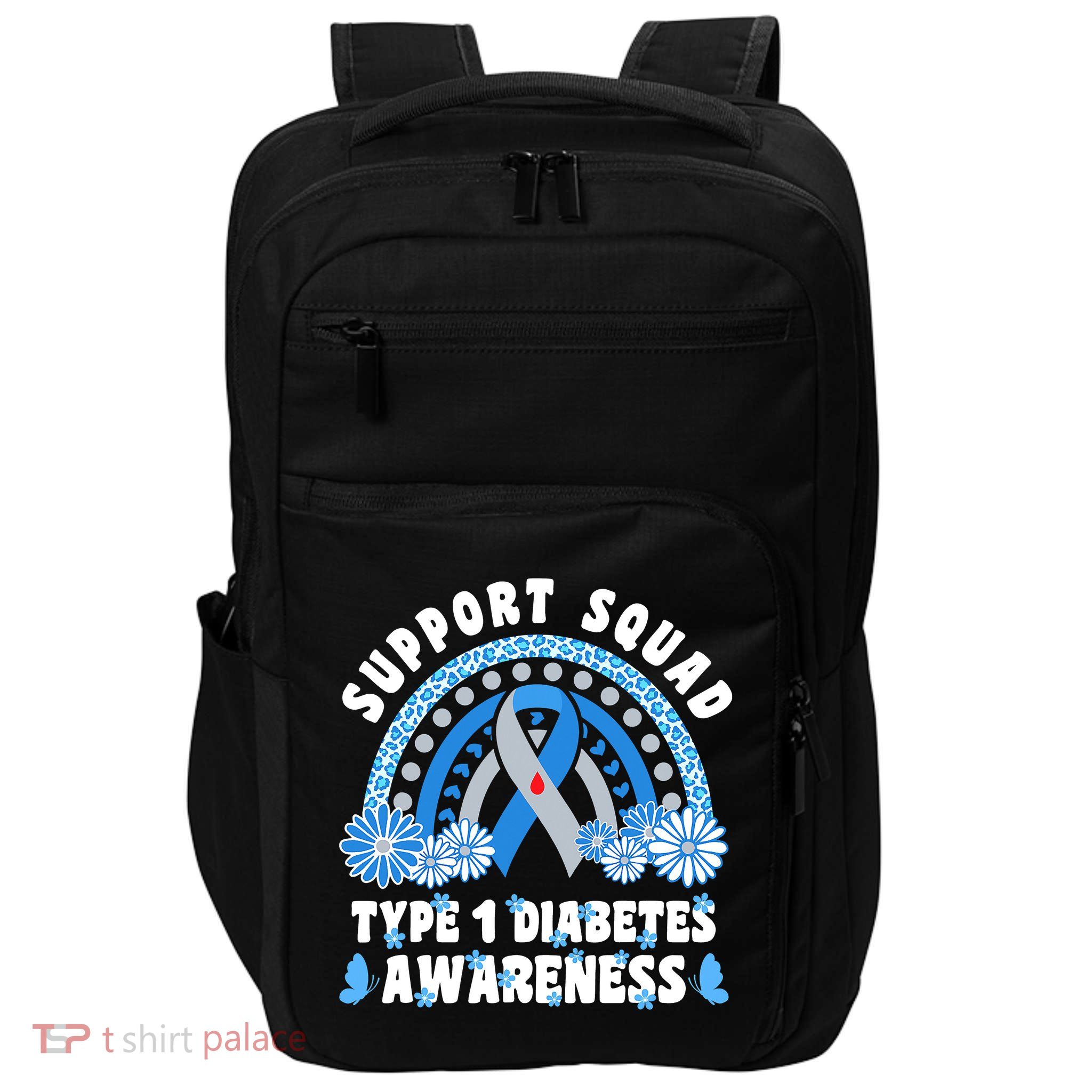 Type 1 Diabetes T1D Support Squad Impact Tech Backpack