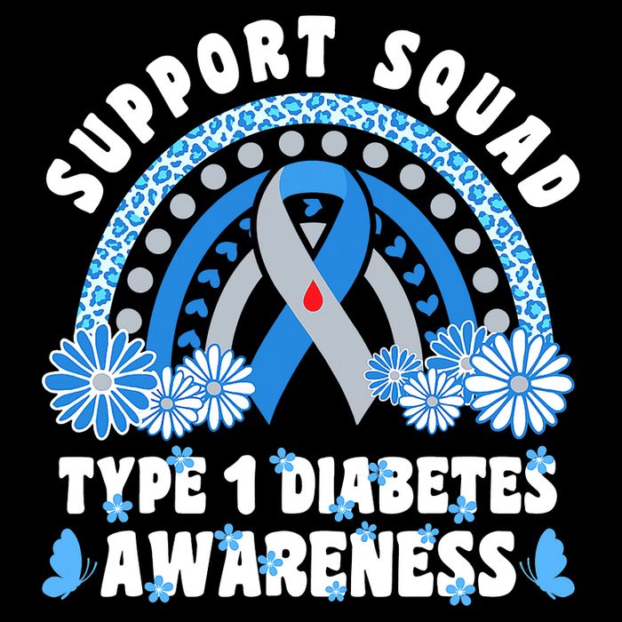 Type 1 Diabetes T1D Support Squad Bucket Hat