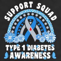 Type 1 Diabetes T1D Support Squad Golf Towel