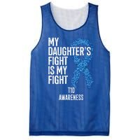 Type 1 Diabetes My Daughter's Fight Is My Fight T1d Gift Mesh Reversible Basketball Jersey Tank