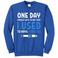 Type 1 Diabetic Diabetes Quotes Cure Type 1 Diabetes Gift Sweatshirt