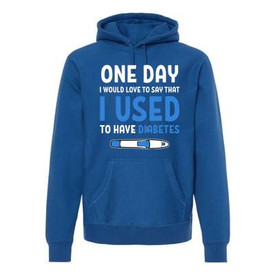 Type 1 Diabetic Diabetes Quotes Cure Type 1 Diabetes Gift Premium Hoodie