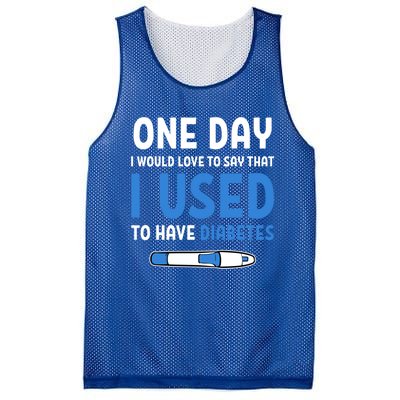 Type 1 Diabetic Diabetes Quotes Cure Type 1 Diabetes Gift Mesh Reversible Basketball Jersey Tank