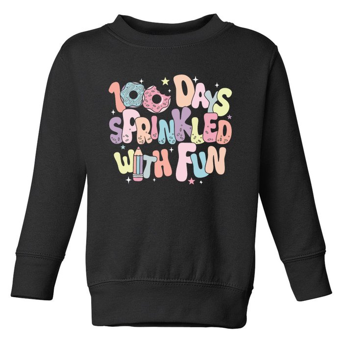 Teacher 100 Days Of School Toddler Sweatshirt