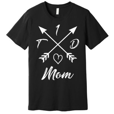 Type 1 Diabetic Mom T1D Diabetes Awareness Gifts For Wo Premium T-Shirt