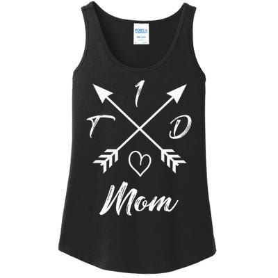 Type 1 Diabetic Mom T1D Diabetes Awareness Gifts  Ladies Essential Tank